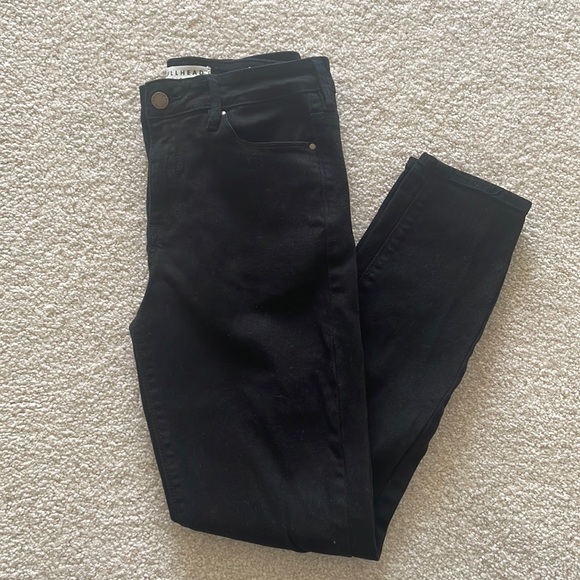 Bullhead Denim Co High Rise Skinniest Womens Burgandy Size 3